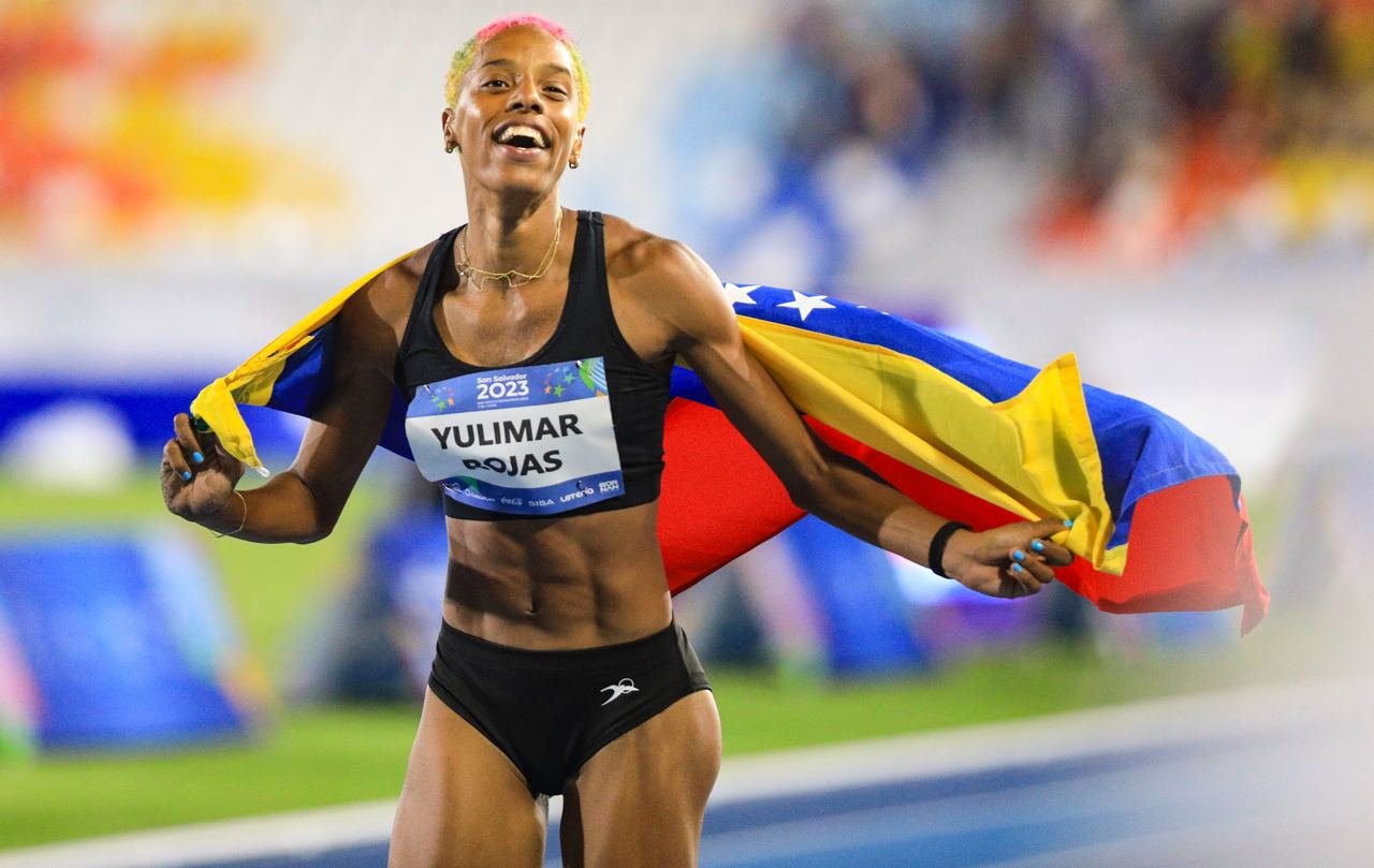 Así fue la llegada de Yulimar Rojas para los Juegos Olímpicos en París (+VIDEO)