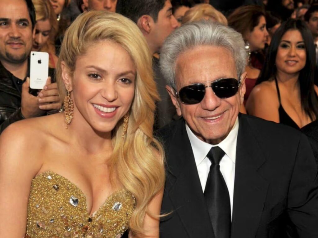 Shakira y su padre - Cortesía