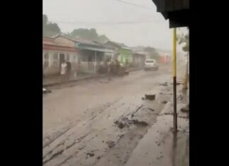 AHORA: Alerta en Cumanacoa por nueva crecida del río Manzanares (+VIDEO)