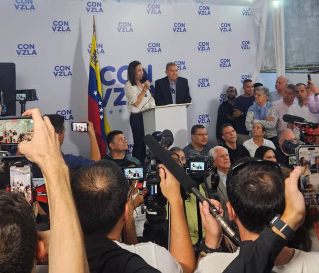 María Corina Machado: Activamos un portal web para verificar los resultados del #28Jul