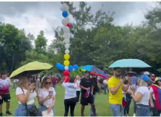 Venezolanos en República Dominicana se reúnen en oración por la paz del país (+Video)