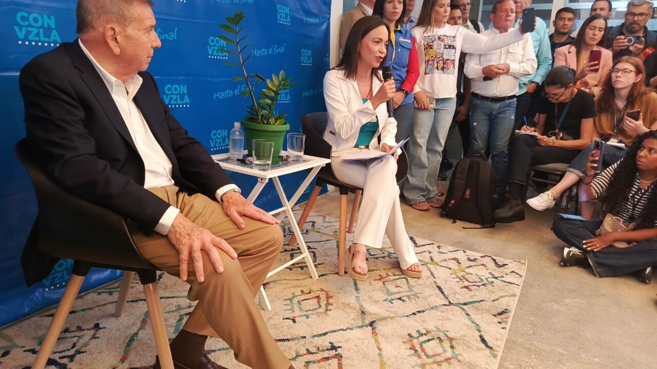 Edmundo González y María Corina Machado recomiendan votar 