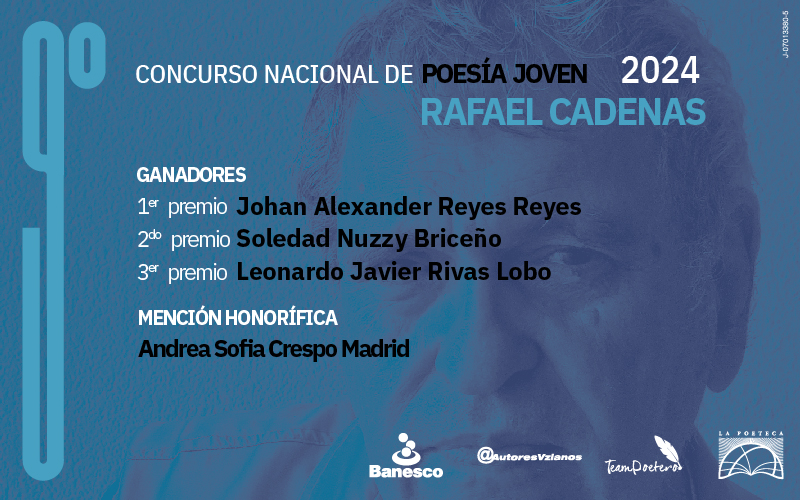 Banesco premia a los ganadores del 9° Concurso Nacional de Poesía Joven Rafael Cadenas