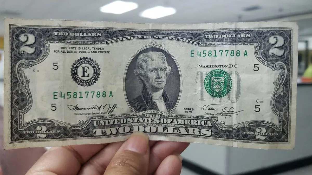 EEUU | Así es el billete de $2 que vale $150.000 dólares