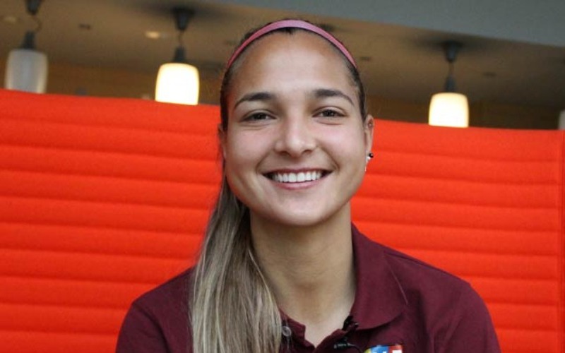 Deyna Castellanos creó programa para ayudar a futuras deportistas