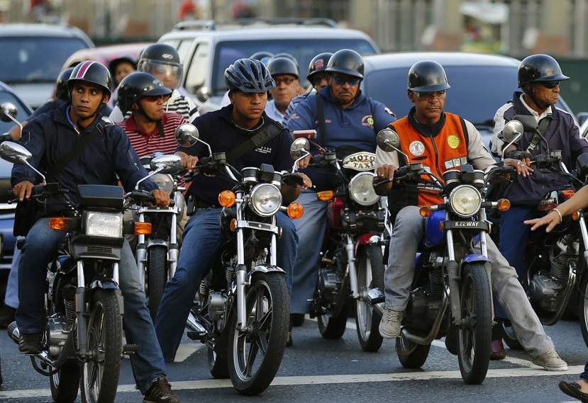 Así funciona el sistema de alquiler de motos en Caracas