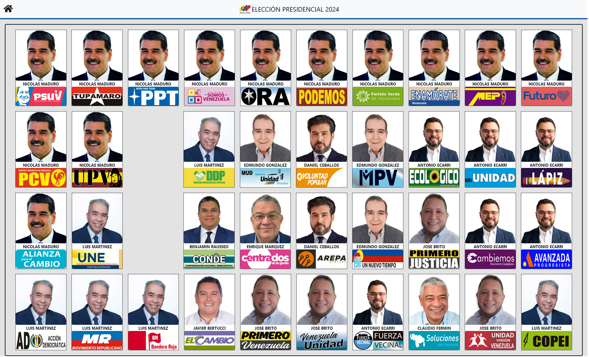 Conoce a los candidatos que participarán en las elecciones presidenciales del #28Jul (+LISTA)