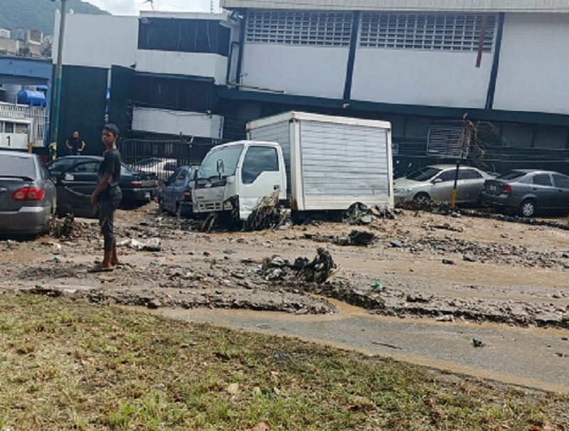 Reportan varios árboles caídos e inundaciones en Caracas este #12Ago (+Videos)