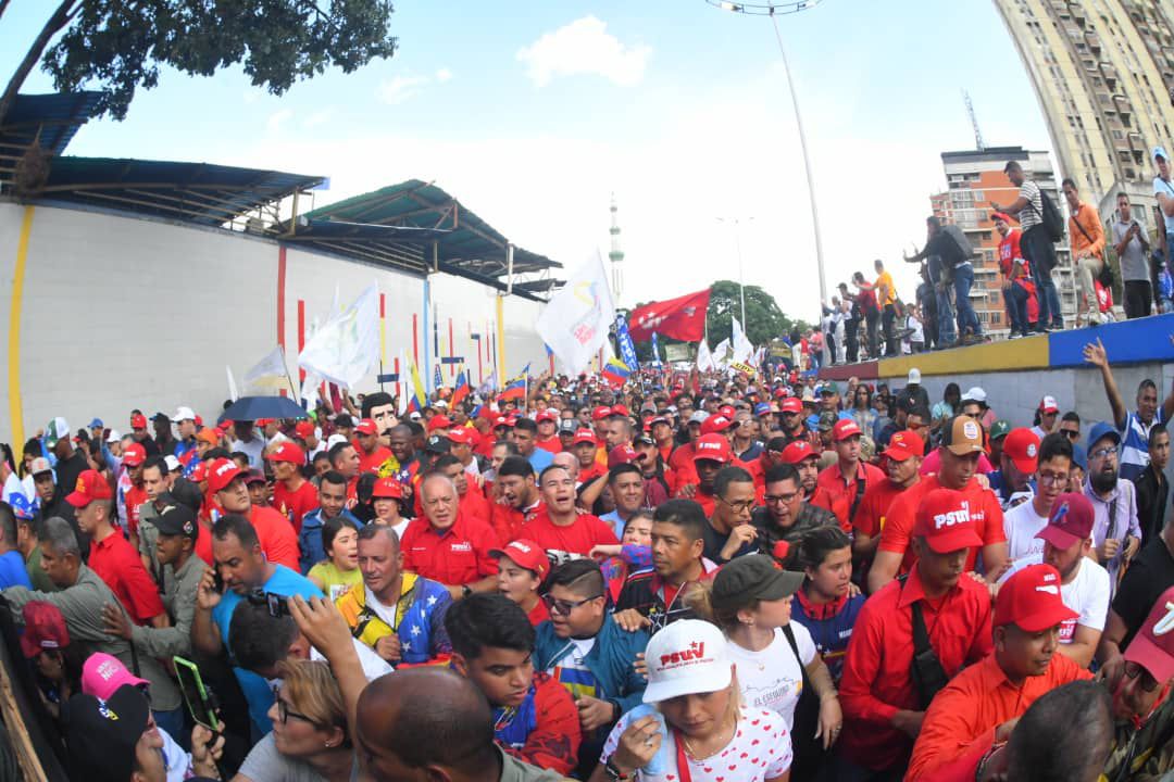 En imágenes: Así avanza la movilización del oficialismo este #3Ago