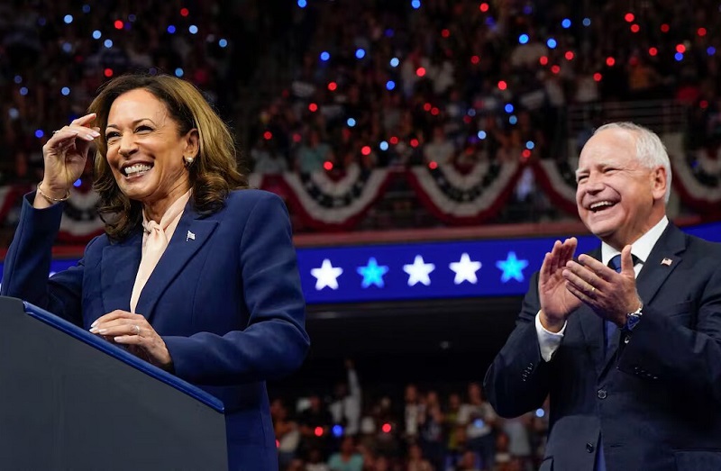 EEUU | Kamala Harris oficializa su candidatura presidencial con el Partido Demócrata