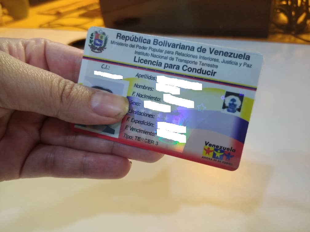 INTT | Así se corrigen los errores en la licencia de conducir de Venezuela (+DETALLES)